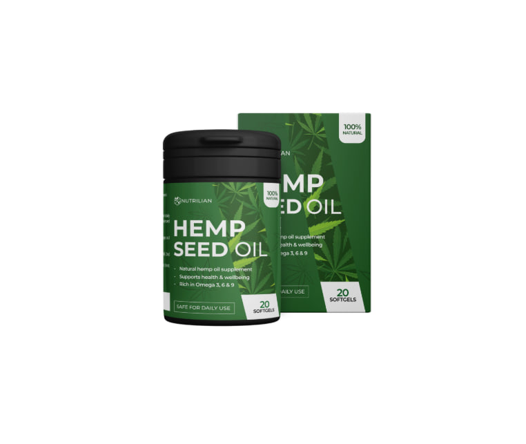 Hemp Seed Oil Capsules 1000 mg