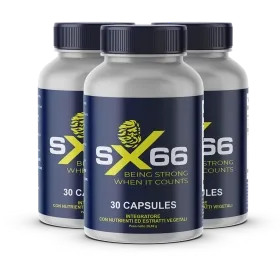 SX66 Capsule – Complesso Superfood Innovativo per Uomini Attivi con Arginina e Forskolina